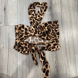 Leopard Print Crop Top